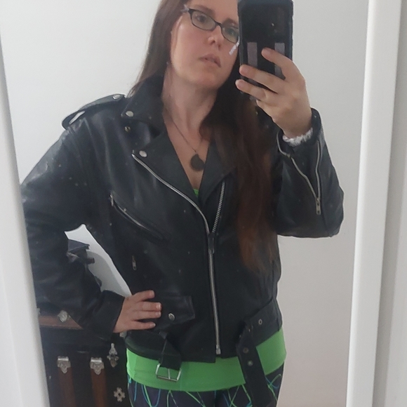 Serious Fkn Moto Jacket - Heavy Real Leather Motorcycle Armor - Picture 4 of 5